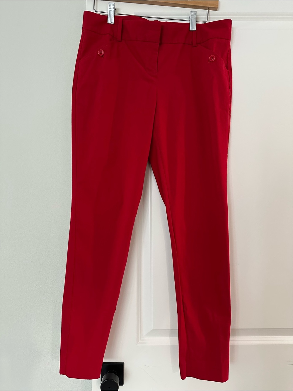 The Limited Red Stretch Dress Pants